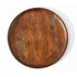 Wooden Serving Platter with Brass Inlay
